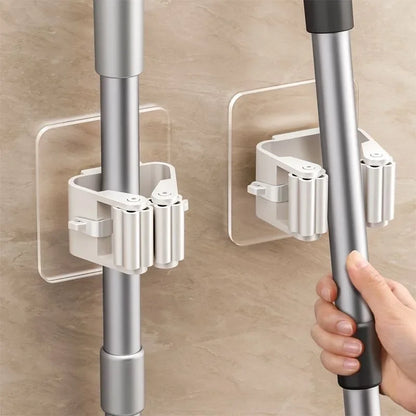 Mop Storage Rack Punch-Free Clip Hook