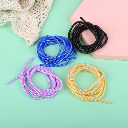 1.6M Color Cable Intertwine Rope Spiral Cable Protector