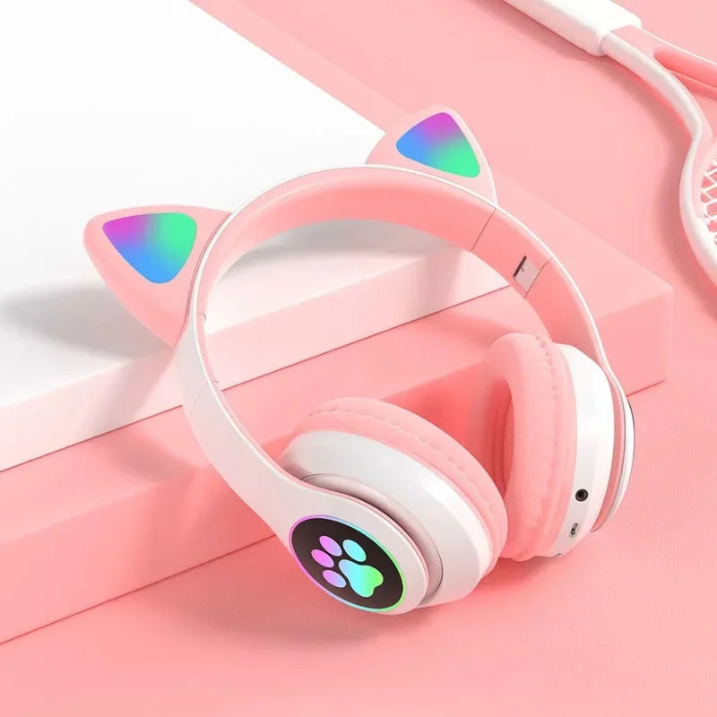 Cat Ears Bluetooth Earphones