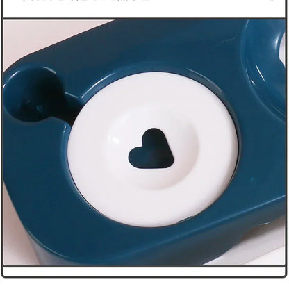 Dog Bowl with Stand Automatic Water Storage Dispenser